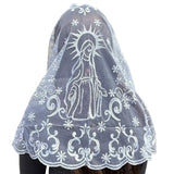 1/2 Moon Blessed Mary chapel veils