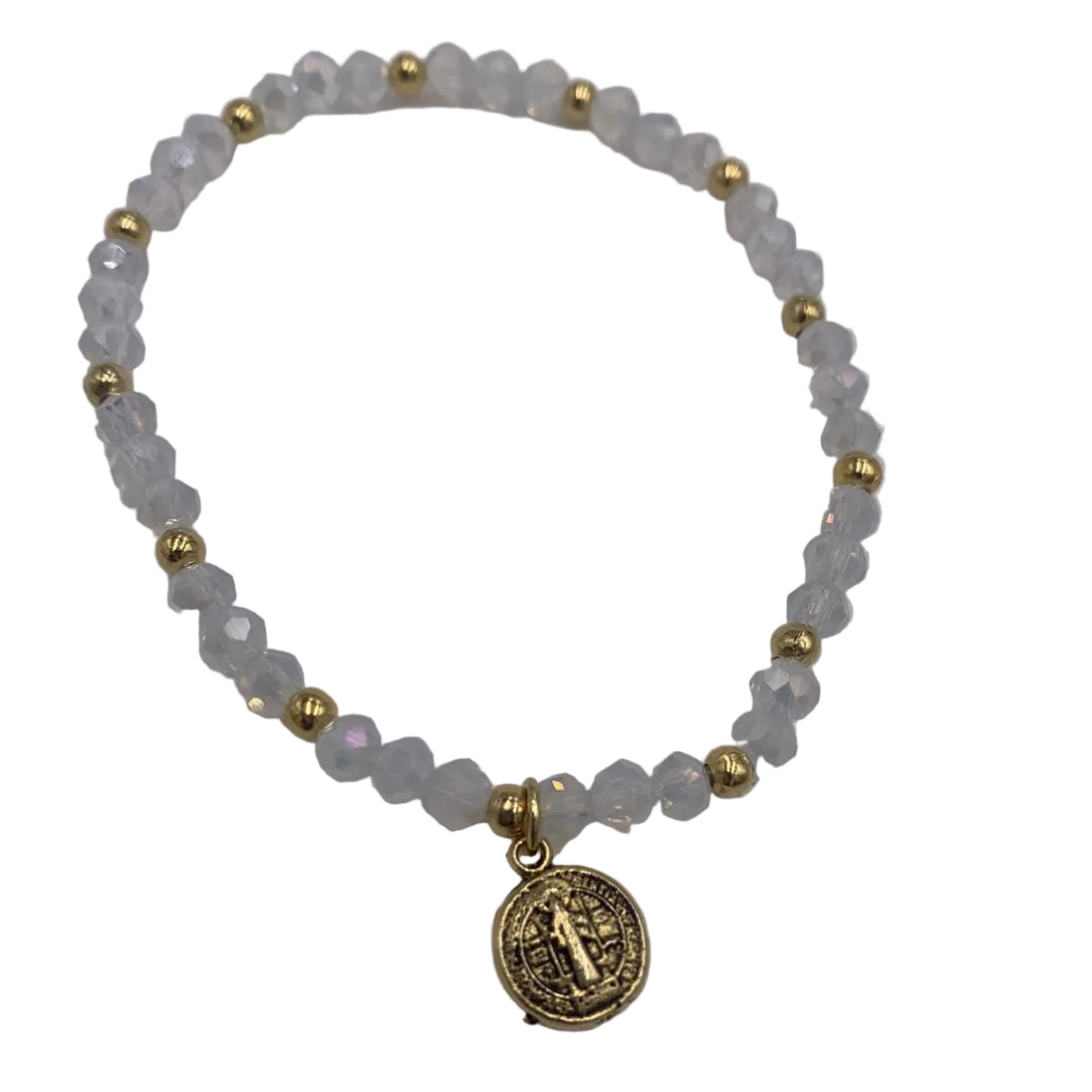 COLORFUL BRACELETS WITH ST. BENIDICT MEDAL