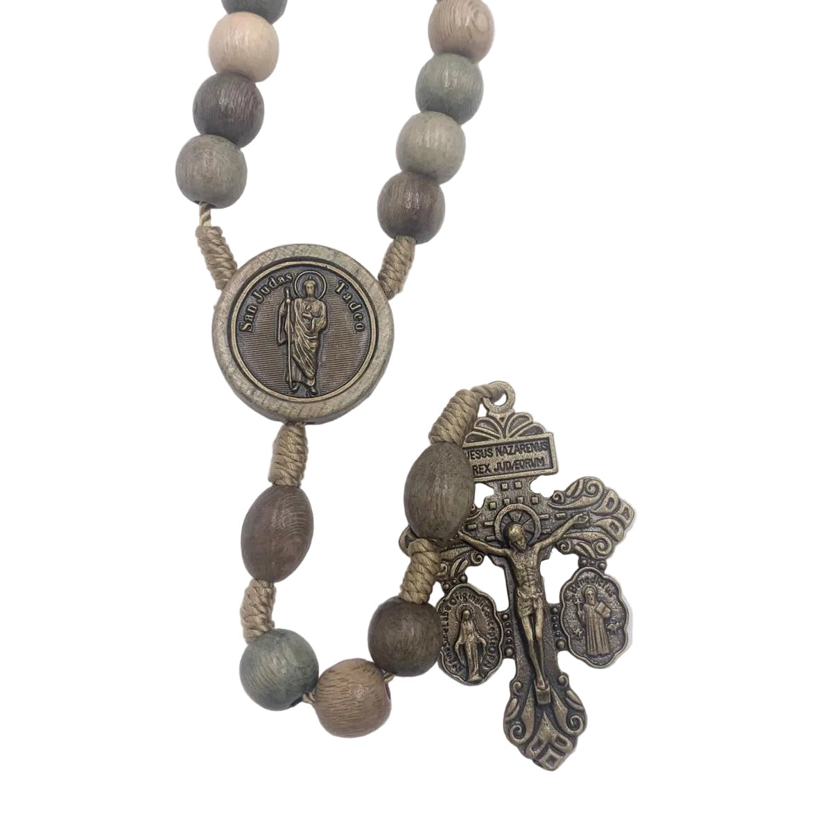 PALO SANTO  ROSARIO CON SAN JUDAS TADEO ,VIRGEN DE GUADALUPE Y CRUZ DE PERDON