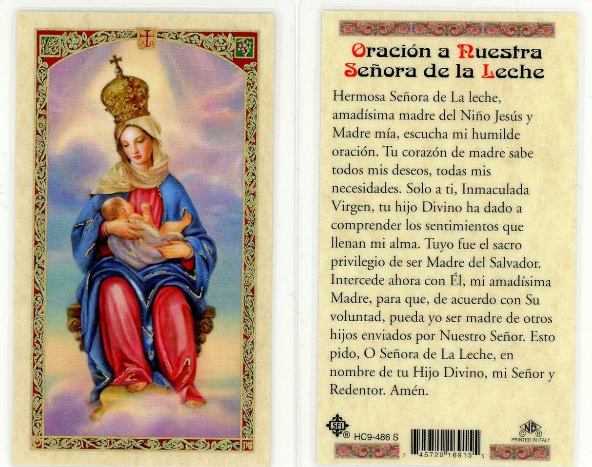 Prayer to Our Lady of La Leche - Spanish