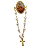 ONE DECADE ROSARY PIN