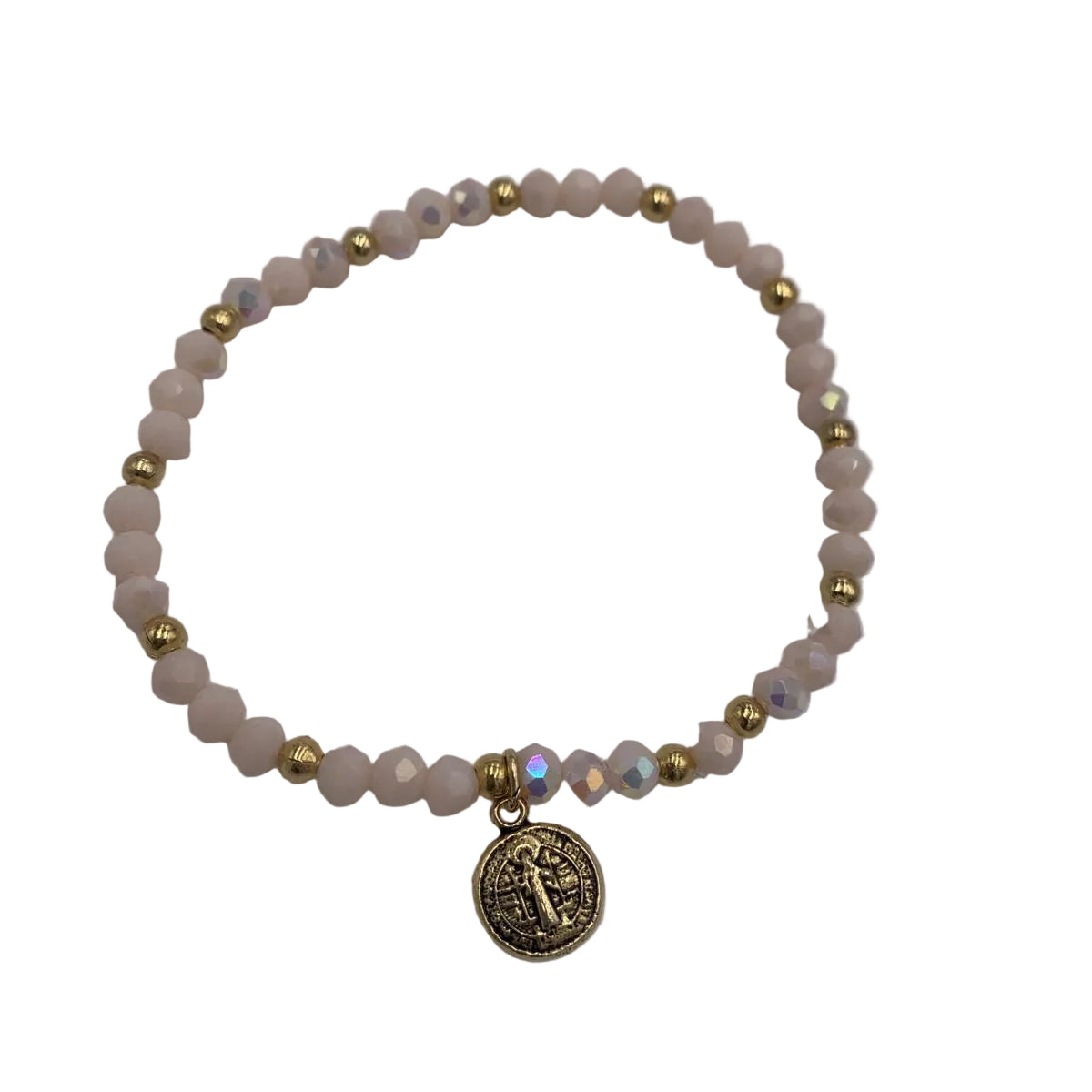 COLORFUL BRACELETS WITH ST. BENIDICT MEDAL
