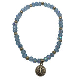 COLORFUL BRACELETS WITH ST. BENIDICT MEDAL