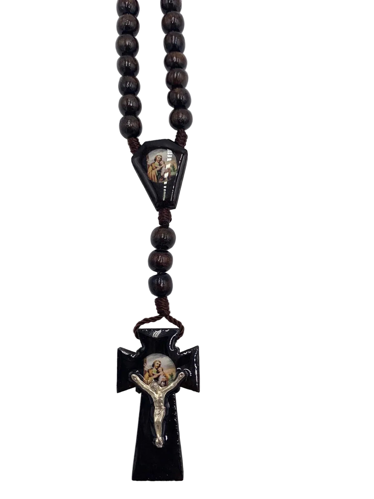 chaplet st joseph wood rosary