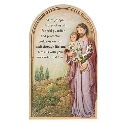 ST JOSEPH WALL PLAQUE RENAISSANCE COLLECTION A-1