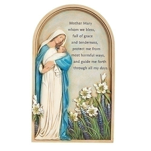 MADONNA W/ CHILD PLAQUE RENAISSANCE COLLECTION H2-R