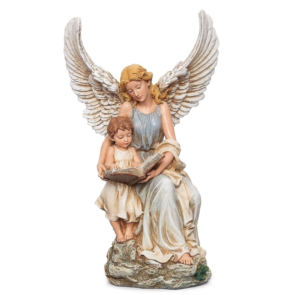 GUARDIAN ANGEL READING W/CHILD FIGURE A5-R