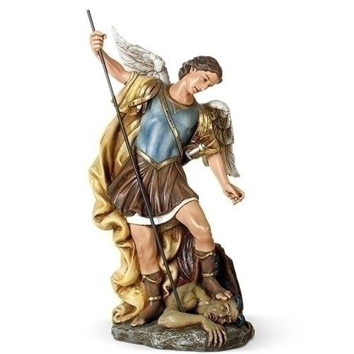 15.5"H ST MICHAEL FIGURE RENAISSANCE COLLECTION