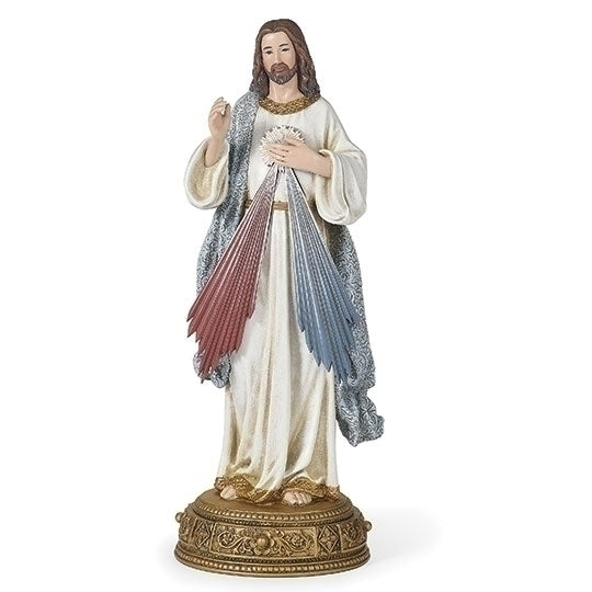 10.5"H DIVINE MERCY FIGURE
