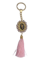 OUR LADY OF GUADALUPE & OTHER BEADED KEYCHAINS