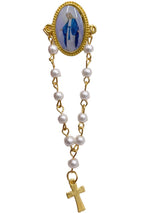 ONE DECADE ROSARY PIN