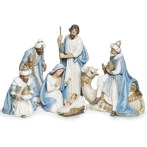9.25''H 6 PC St. Nativity King