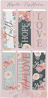 Magnetic Bible Verse Bookmark with Scripture, Size Small 2.3" x .75"