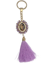 OUR LADY OF GUADALUPE & OTHER BEADED KEYCHAINS