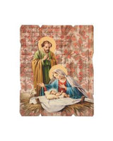 11 1/4" x 14" Divine Mercy Large Vintage Wooden Plaque
