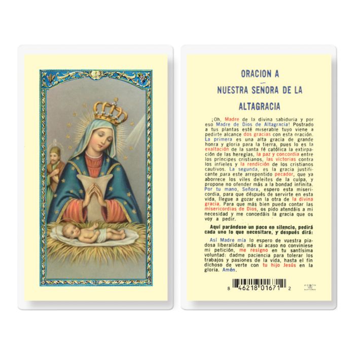 Oración a Nuestra Señora de la Altagracia