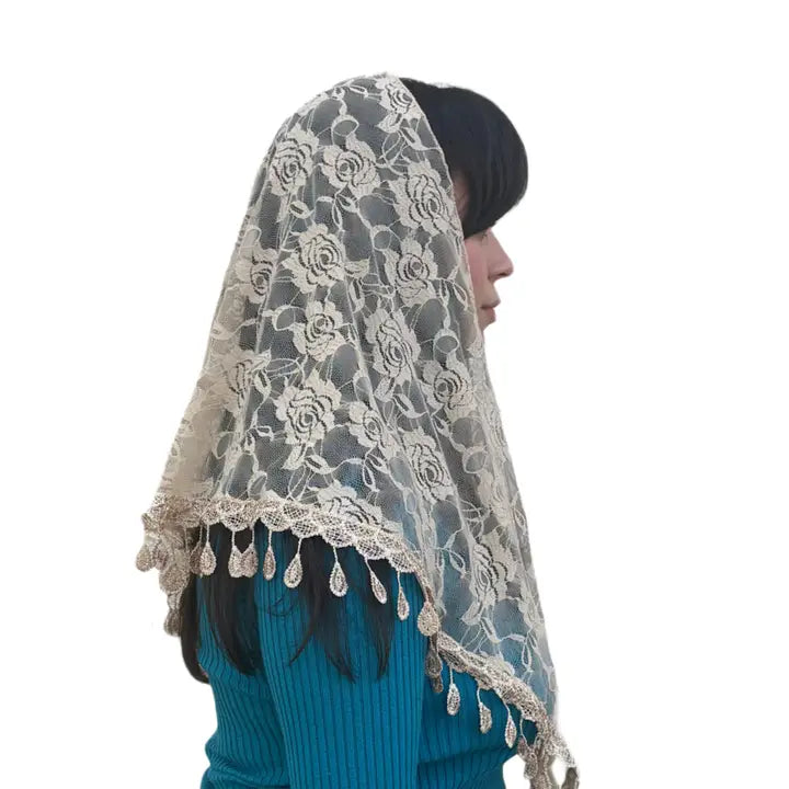Veil ~ St. Claire of Assisi - BEIGE