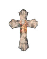 12" Laser Cut Wood Vintage Cross