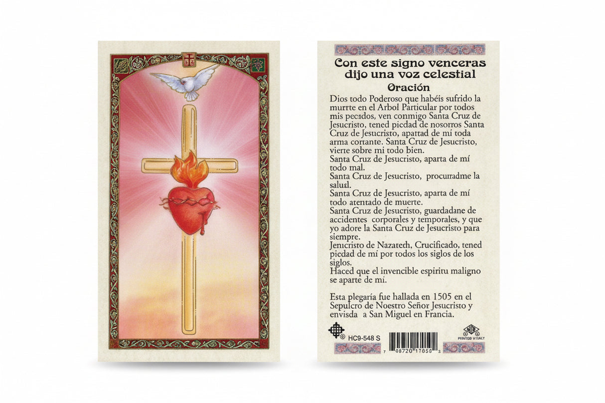 Voz Celestial Spanish Laminated Prayer Card