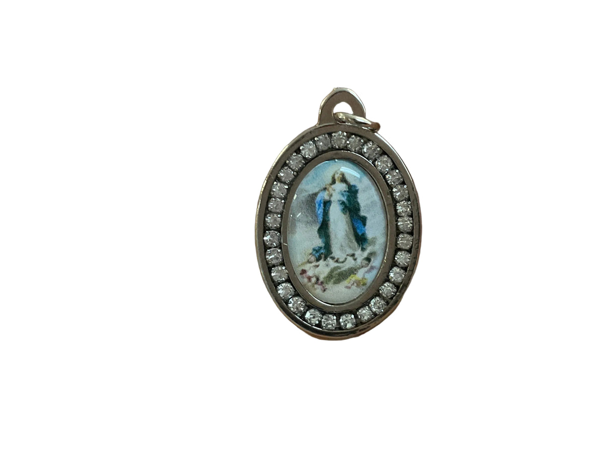 MEDAL W/ IMMACULATE CONCEPTION RESIN