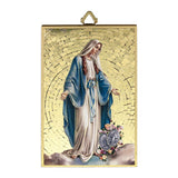 4" x 6" Gold Foil Mosaic Plaque