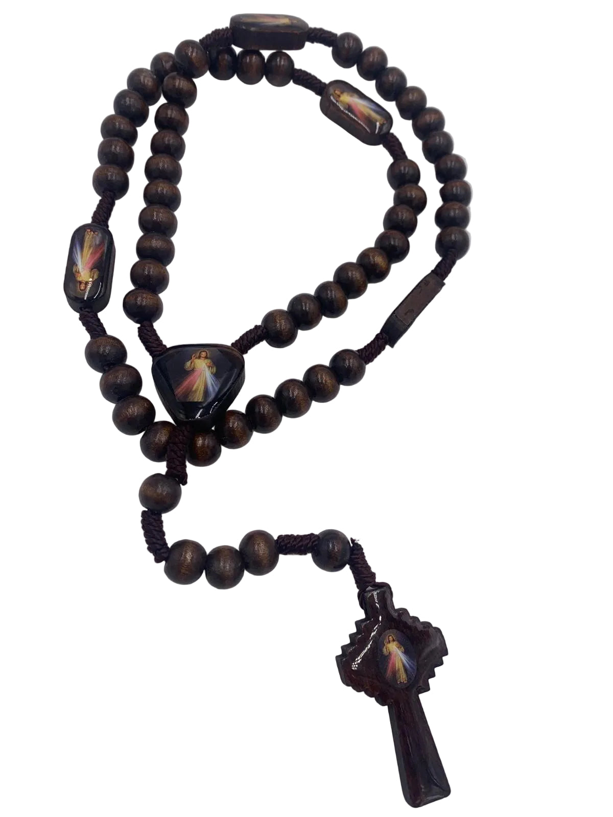 ROSARIO DE MADERA : DIVINA MISERICORDIA