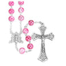 Marbleized Glass Bead Rosary