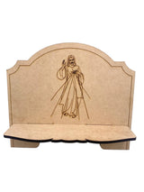 TAN WOOD BURNING BIBLE STAND