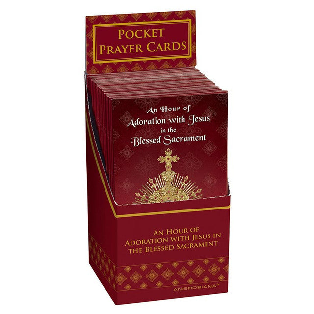 Adoration Pocket Prayer Card