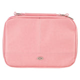 Two-fold Pink Faux Leather Organizer Bible Cover