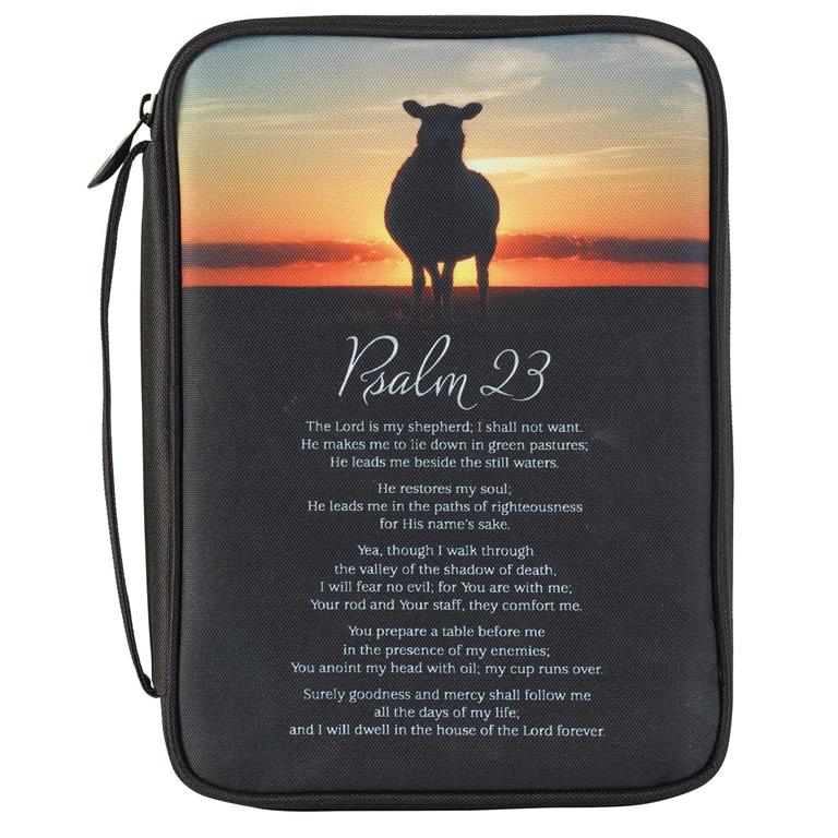 BIBLE COVER PSALM 23 LARGE POLYESTER