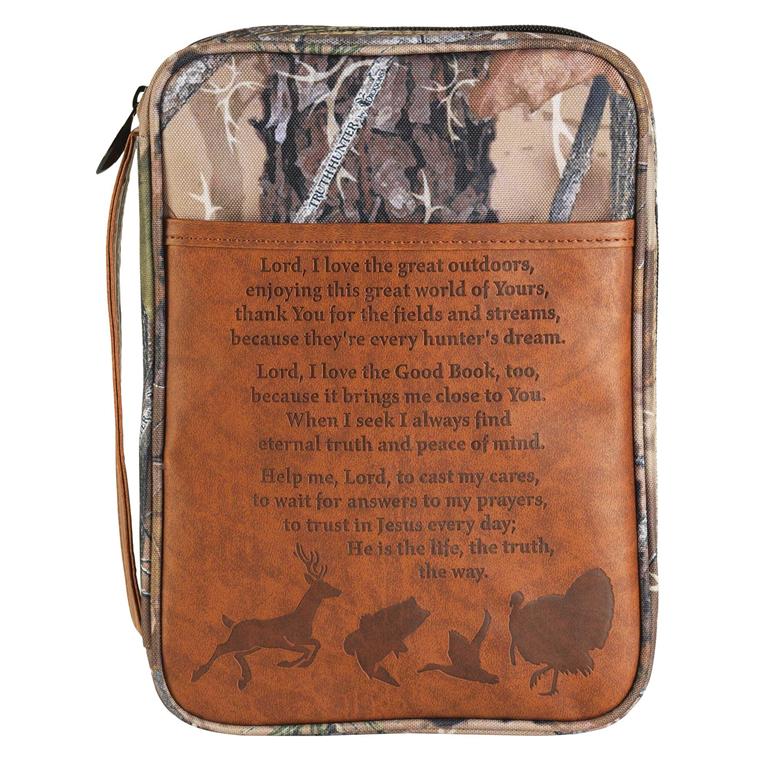 BIBLE COVER HUNTERS PRAYER LARGE PRINT
