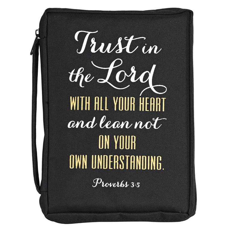 BIBLE COVER TRUST IN PROVERBS 3:5 MEDIUM