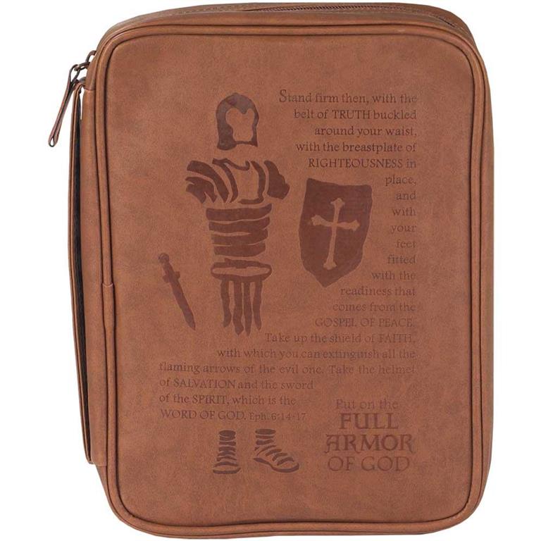 FULL ARMOR  BROWN BIBLE COVER