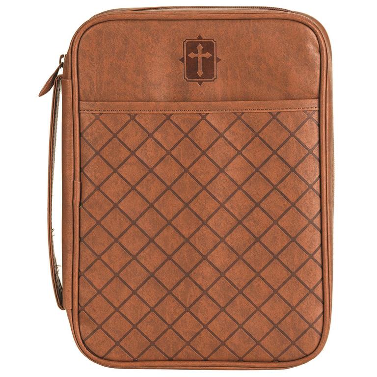 MAN OF GOD BROWN BIBLE COVER