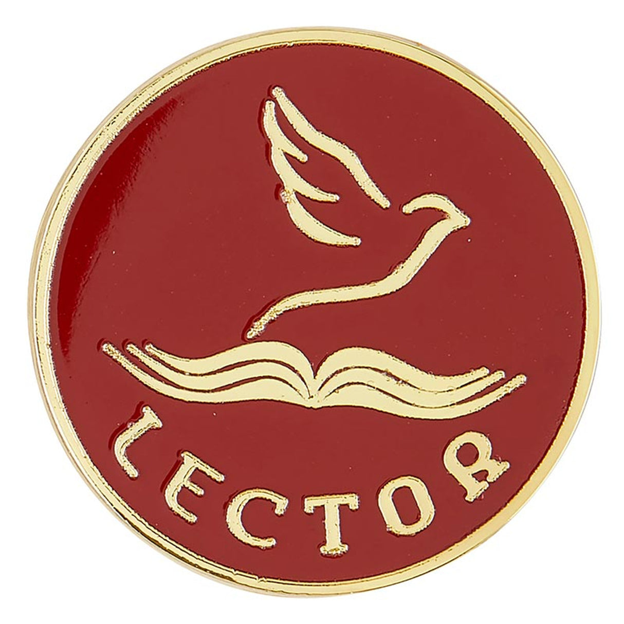 Lector Enamel Lapel Pin A6-ROMA