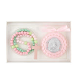 Crib Medal With Kiddie Rosary FOR GIRL AND BOY