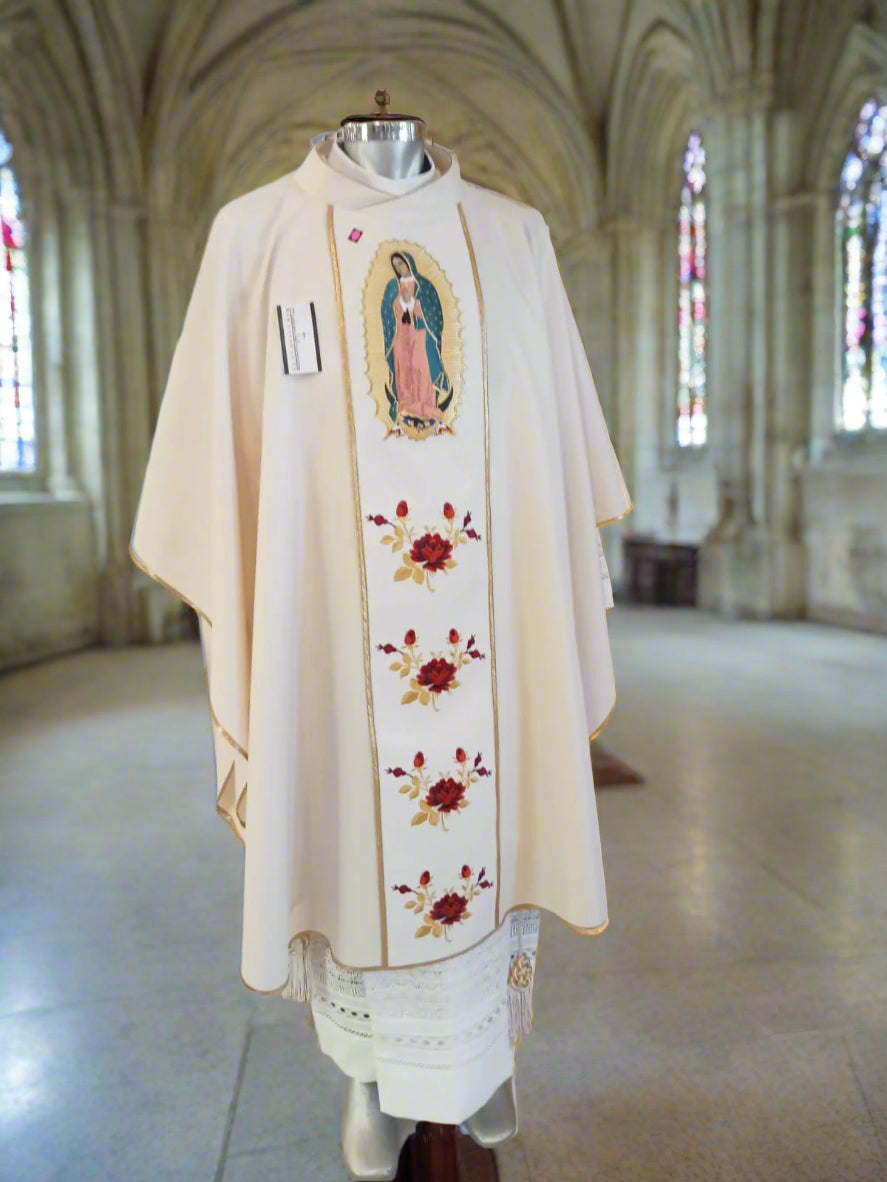 Beige Chasuble (Virgen de Guadalupe)