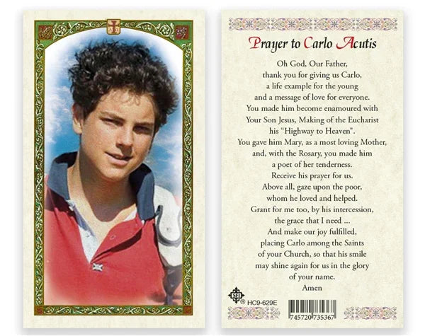 Blessed Carlo Acutis Prayer Card