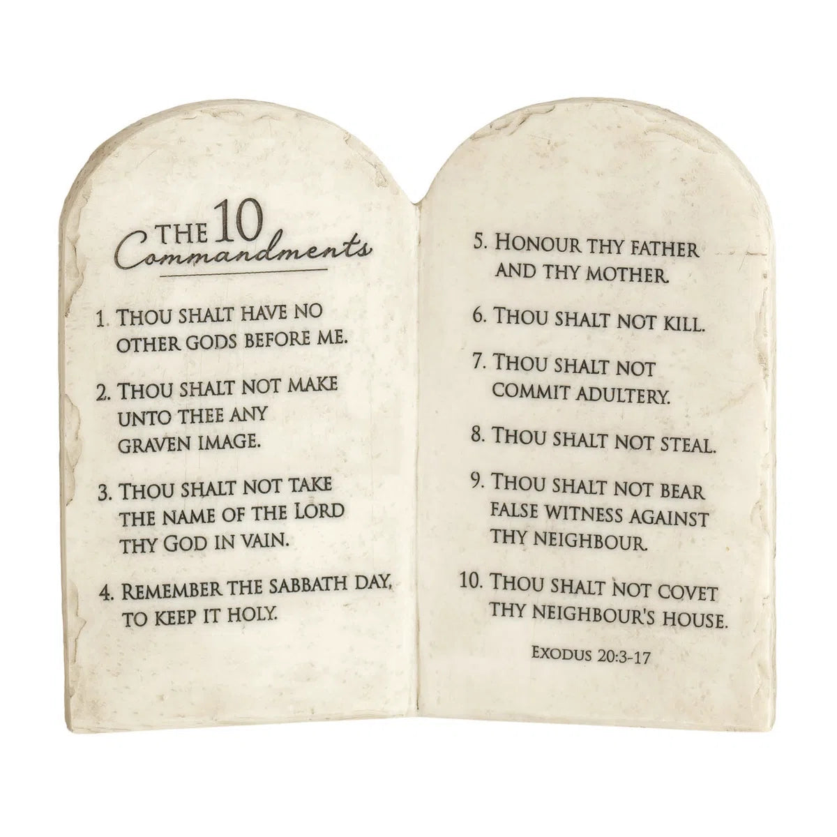 10 COMMANDMENTS TABLETOP J-2