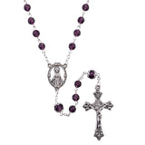 6MM AB Glass Bead Birthstone Rosary