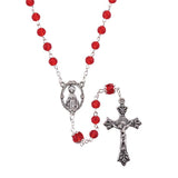 6MM AB Glass Bead Birthstone Rosary