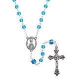 6MM AB Glass Bead Birthstone Rosary