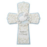 Baptized in Christ Cross Pink and blue G-2