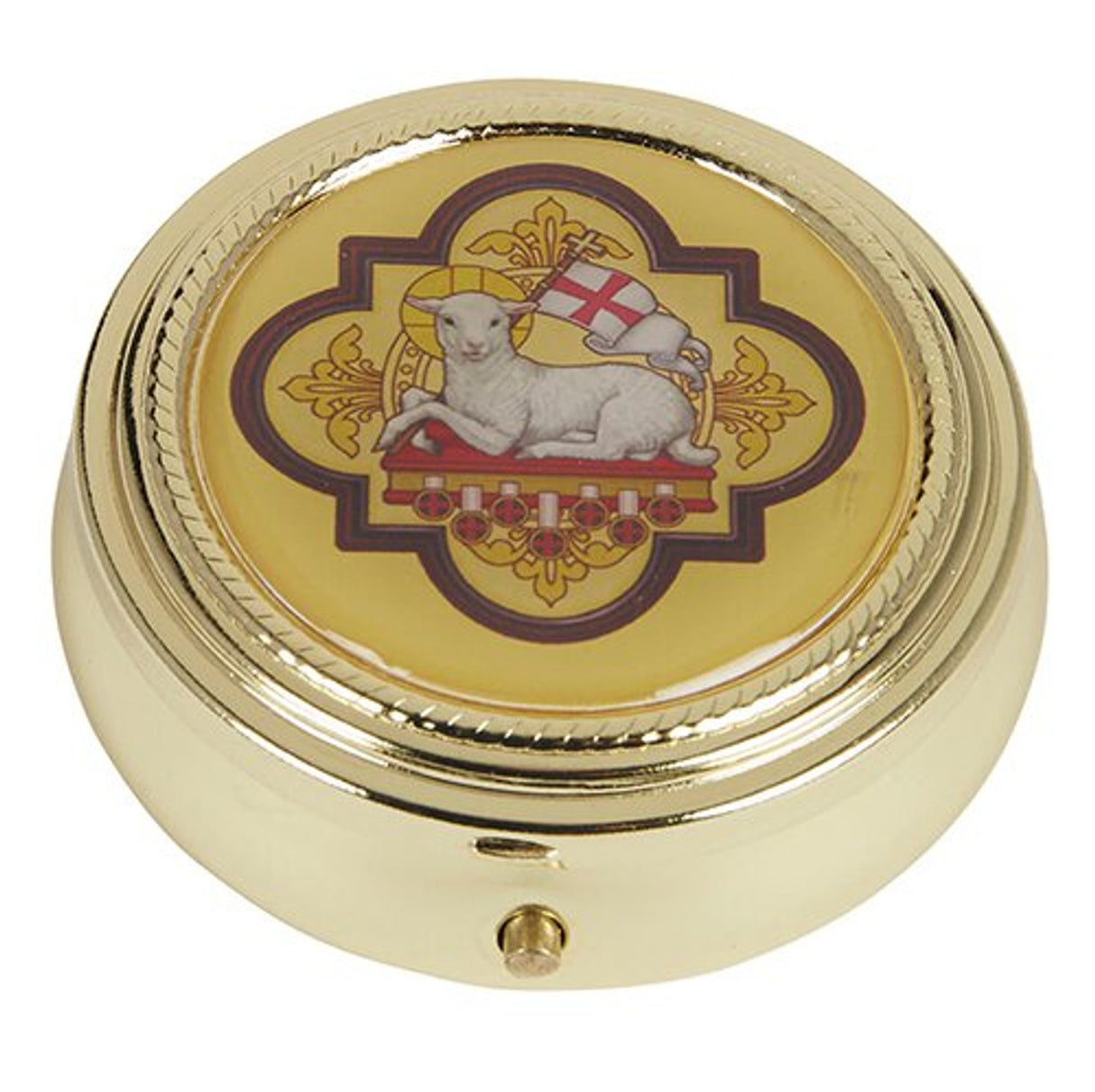 Agnus Dei Pyx with Epoxy Lid