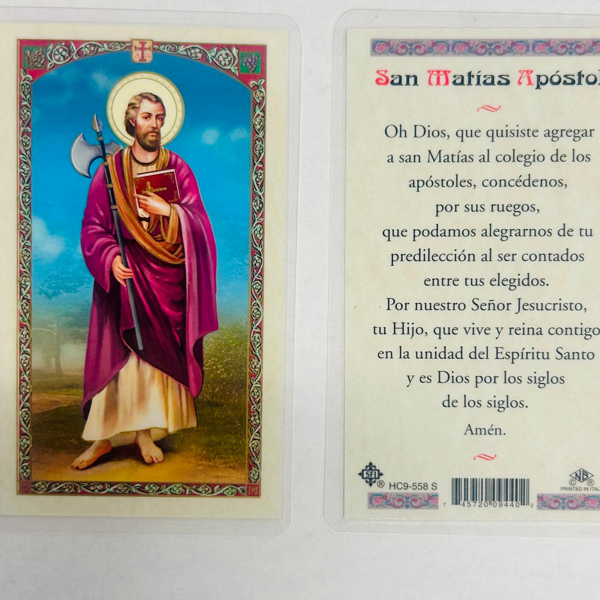 San Matias Apostol – Christ Missionary Bookstore