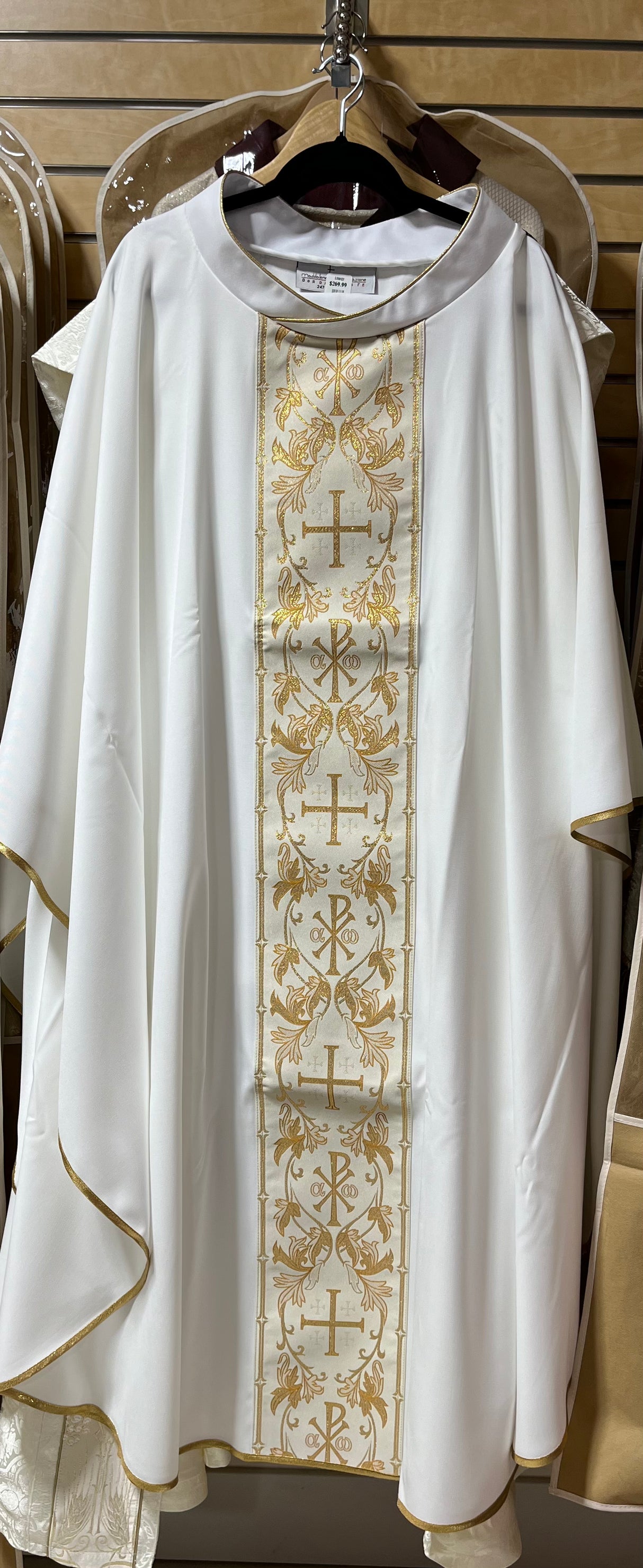 White Chasuble (Golden Orphrey)