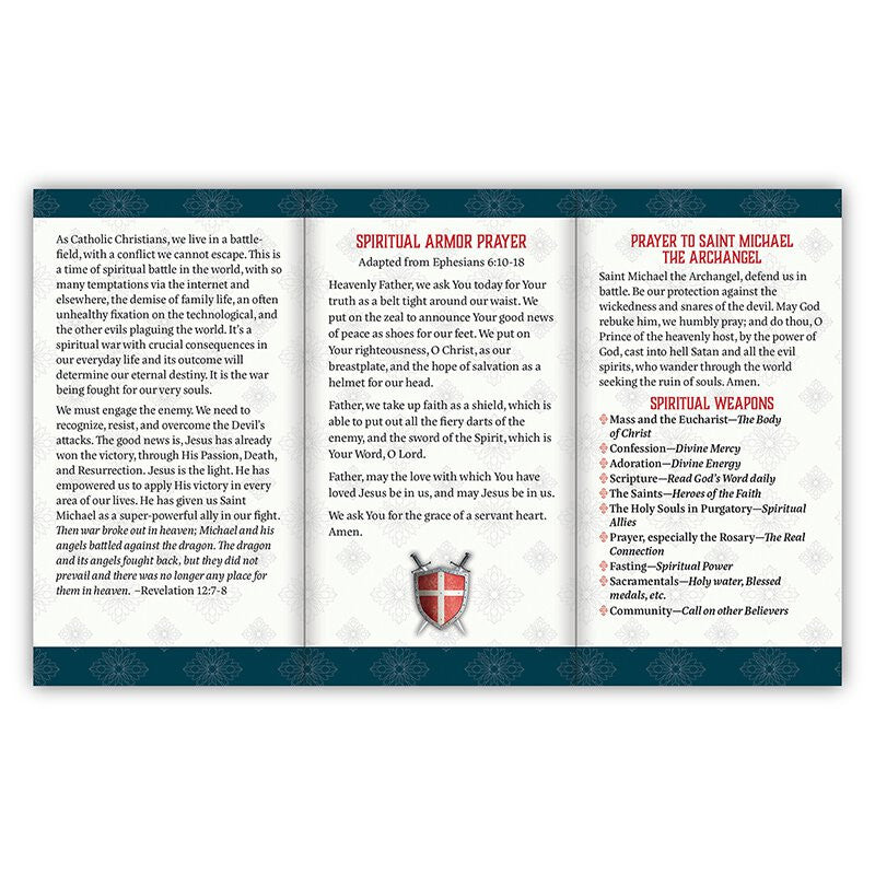 Spiritual Warfare Pocket Prayer Card Display