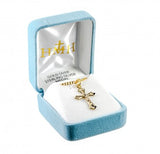 16kt Gold Over Sterling Med Fancy Cfx 18" Ch-Bxd