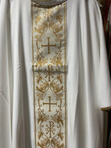 White Chasuble (Golden Orphrey)